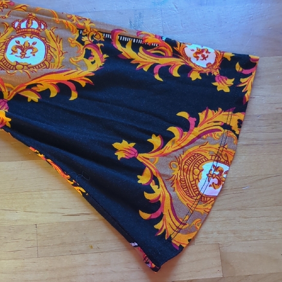 ⭐Chic Off-Shoulder Blouse with Orange Patterns - Picture 7 of 8